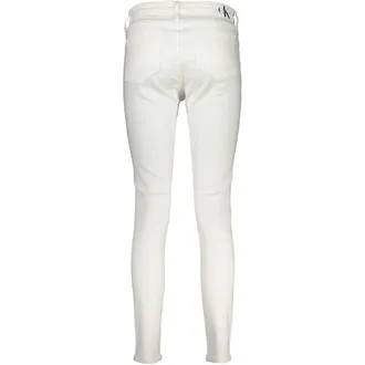 Calvin Klein Cotton Skinny Jeans - White