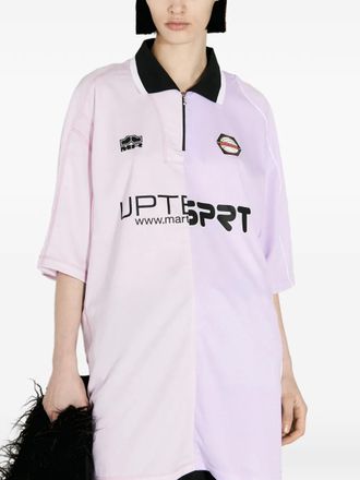 Martine Rose Half And Half football jersey - Purple
