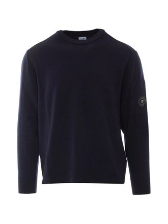 C.P. Company Black Lens Boxy Crewneck Sweater