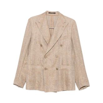 Tagliatore Heren, Jassen, Beige, Maat: L