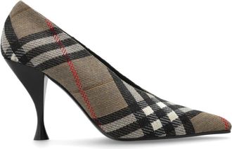 Burberry Schoenen, Dames, Beige, 38 EU, Leer, Schoenen met hakken