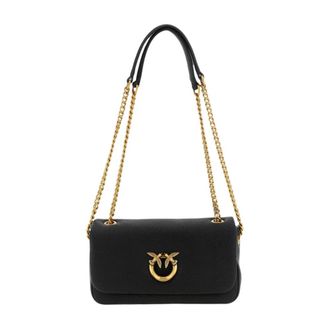 Pinko Love Birds Schoudertas - Dames - Schoudertassen - Zwart - ONE Size - Tassen