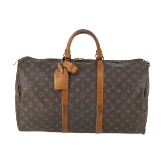 Louis Vuitton Pre-owned Weekend Bags, unisex, Brown, Size: ONE SIZE Pre-owned Keepall Travel Bag