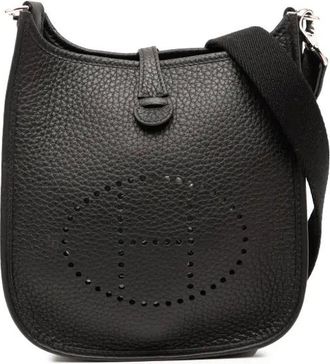 Hermès 2024 Clemence Evelyne TPM crossbody bag - Nero