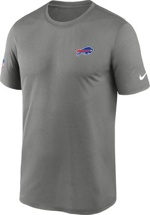 Nike Buffalo Bills Alt Legend Small Logo Nike Mens Dri-FIT NFL T-Shirt in Grey | 02TI01PQ81-UE8