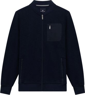 State of Art Cardigan - Heren - Vesten met rits - Blauw - 2XL - Hoodies & sweatvesten
