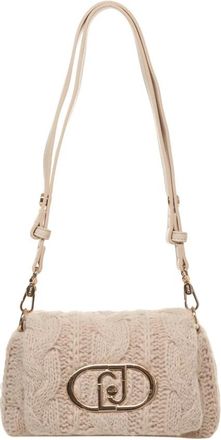 Liu Jo Beige Crossbody Tas met Gevlochten Patroon - Dames - Schoudertassen - Beige - ONE Size - Tassen