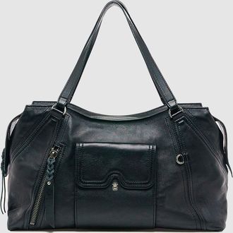 CLARIS VIROT Sac Juno Cuir Nappa Noir