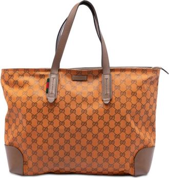 Gucci Pre-owned Gucci GG Canvas Web Tote Ladies YSSHT6XHOP4LOUOC