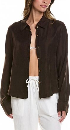 Anemos Phillips Shirt In Espresso