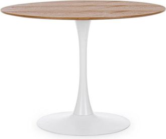 Hellin Hellin - Mesa De Madera Y Aluminio Estilo Natural &Oslash;100a - 75h