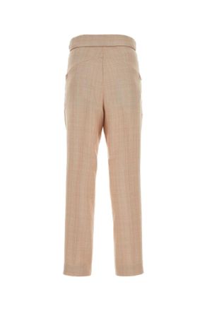 Needles Womens Embroidered Polyester Blend Pant Multicolor Exterior: Wool Pantaloni Trousers