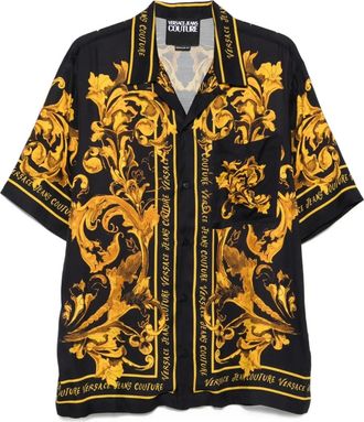 Versace Jeans Couture Camicia con stampa Barocco - Nero