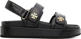 Tory Burch Black Logo Sandals