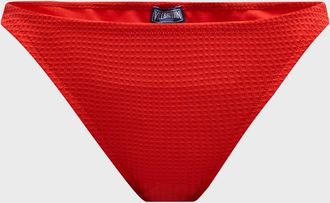 Vilebrequin Jacquard Vichy Bikini Bottoms