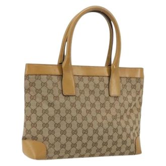 Gucci Pre-owned Vintage GG Canvas Tote - Pre-owned - Mujer - Beige - ONE SIZE