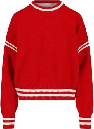 Golden Goose Maglia Logo In Cotone