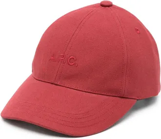 A.P.C. Charlie logo-embroidered baseball hat - men - Cotton/Polyester/Cotton - 60