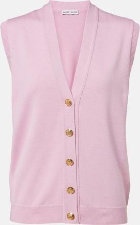 Blaz&eacute; Milano Sebright wool, silk, and cashmere vest