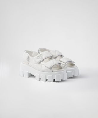 Prada Monolith nappa leather sandals