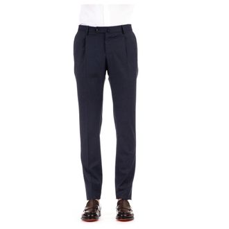 Pantaloni Torino Pantalone in lana stretch superslim - male - PT Torino - Chinos - Blue - L - Trousers