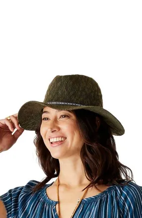 Carve Designs Capistrano Crushable Hat in Olive at Nordstrom
