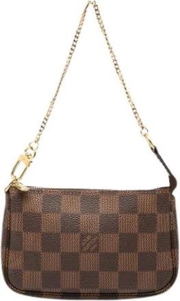 Louis Vuitton Pre-owned Mini Bags, female, Brown, Size: ONE SIZE Pre-owned Mini Pochette Accessoires