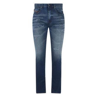 Diesel Skinny Jeans, male, Blue, Size: W30 2060 D-Strukt Joggjeans