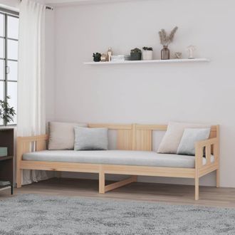 Berkfield Home Day Bed Solid Wood Pine 80x200 cm in Brown