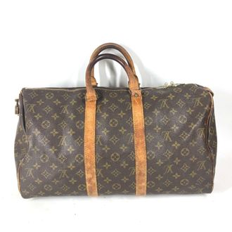 Louis Vuitton Brown Monogram Boston Bag (Pre-Owned)
