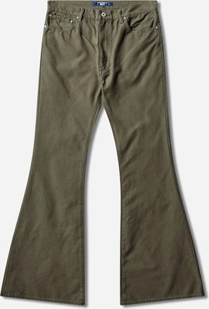 Junya Watanabe Men s Flared Bootcut Trousers Khaki
