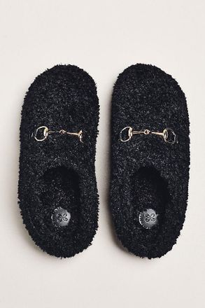 Maeve Sherpa Fleece Bit Scuff Slippers