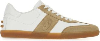 Tod's Tabs Sneakers - Dames - Sneakers - Wit - 37 1/2 EU - Leer - Schoenen