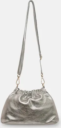 James Lakeland Womens Silver Pouch Bag