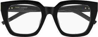 Saint Laurent SLM143OPT001 Square Full Rim Eyeglasses - Black