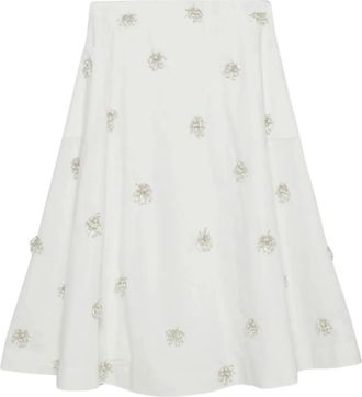 SIMKHAI Gonna con decorazione - Bianco