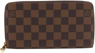 Louis Vuitton Pre-owned Long wallet (bi-fold) - Dames - Vintage Accessoires - Bruin - ONE Size - Vintage