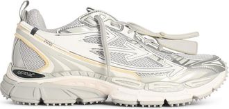 Off-white Off-White-Sneaker Be Right Back aus technischem Stoff in Grau und Silber