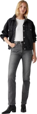 Levi's 501-jeans met 5 zakken en rechte pijpen voor dames (Swan Island)
