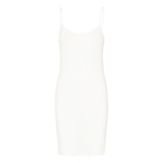 Kaffe Abito con Spalline in Gesso - - Dresses - Donna - Bianco - XL