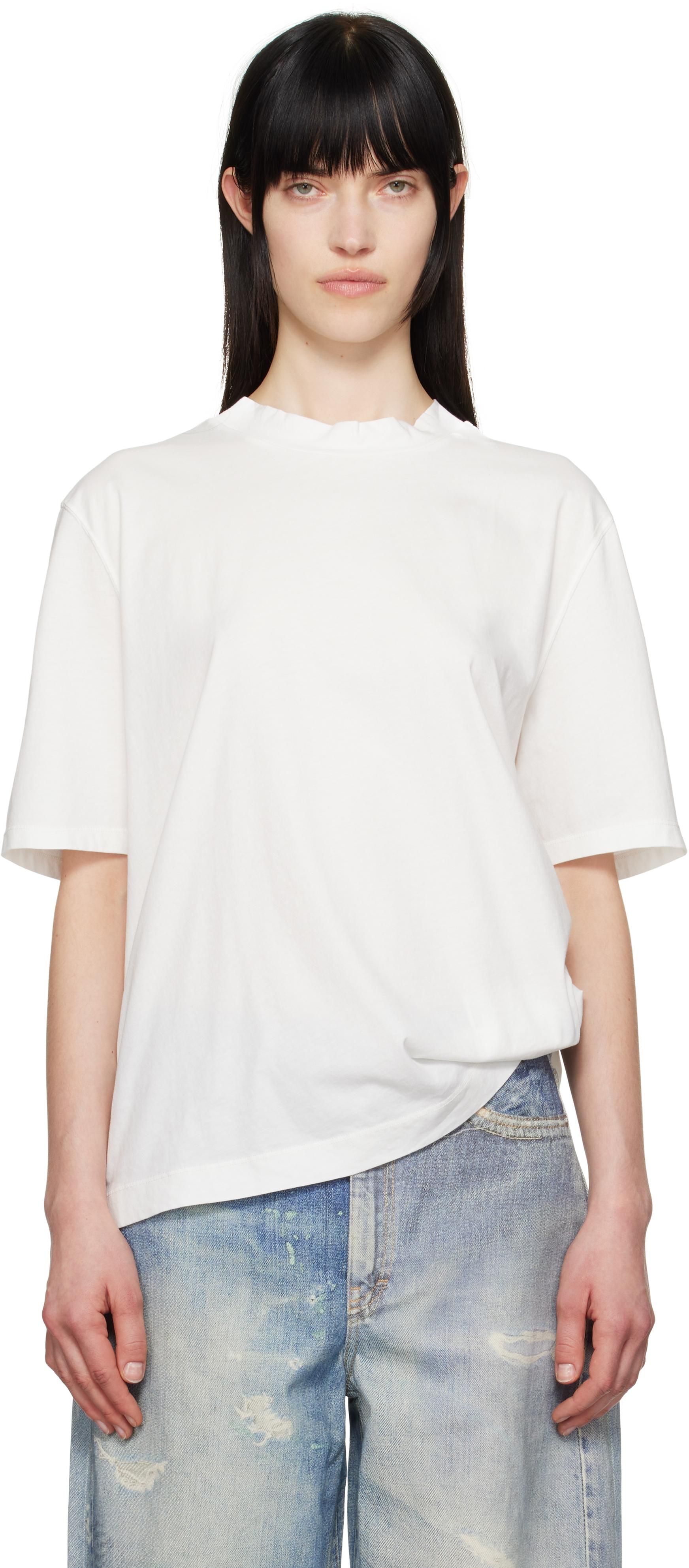 Tシャツ・カットソー OUR LEGACY Woman T-Shirt White W2256BW WHITE 12965_c497459a1c-w2256bw_1-