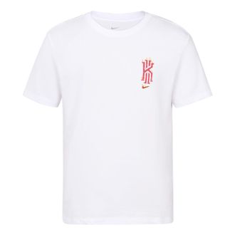 Nike Dri-FIT Kyrie Kyrie Irving Printing Round Neck Sports Short Sleeve White DJ1567-100