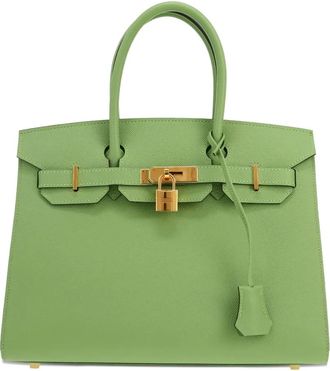 Hermès Borsa a mano Birkin 30 - Verde