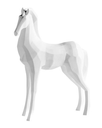 Torre & Tagus Carved Angle Horse Decor