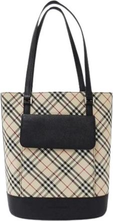 Burberry Bolso Tote Pre-owned - Pre-owned - Mujer - Beige - ONE SIZE