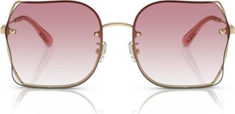 Coach HC7150D CH574 Asian Fit 94298D Womens Sunglasses Gold Size 60