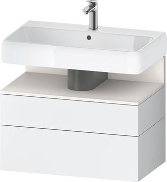 Duravit Qatego Mueble Bajo Lavabo, 1 Extra&iacute;ble Y 1 Caj&oacute;n, - Duravit
