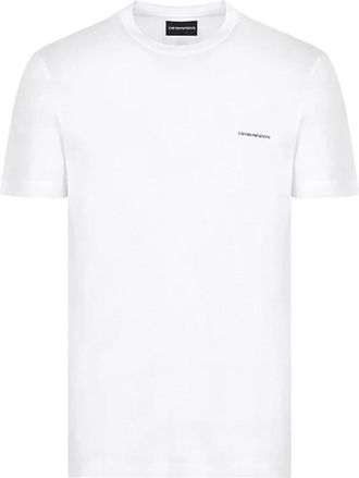 Emporio Armani T-Shirt - Heren - T-shirts - Wit - 2XL - Katoen - Tops