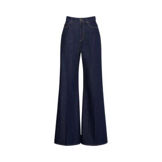 Max Mara Jeans Palazzo - Jeans - Mujer - Azul - 2XS