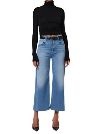 Citizens Of Humanity Lyra Wide Leg Crop Jeans In Bhodi